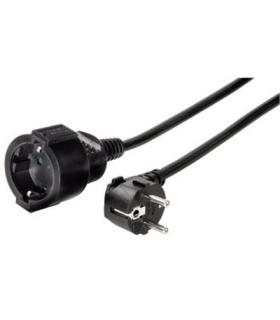 HAMA Cable extension Schucko 10m Negro