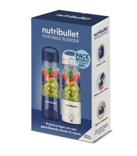 Batidora de vaso NUTRIBULLET RC22300093 PACK 2uds blanca + azul