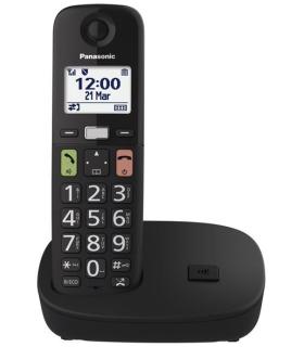 Telfono inalmbrico dect PANASONIC KX-TGU110EXB Botones grandes Compatible con audfonos