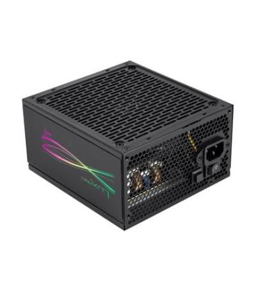 Fuente De Alimentacion Atx Modular Aerocool Lux Pro 550w Certificado 80+ Bronze Apfc Vent. 14cm Rgb