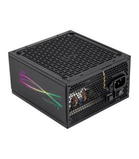 Fuente De Alimentacion Atx Modular Aerocool Lux Pro 650w Certificado 80+ Bronze Apfc Vent. 14cm Rgb