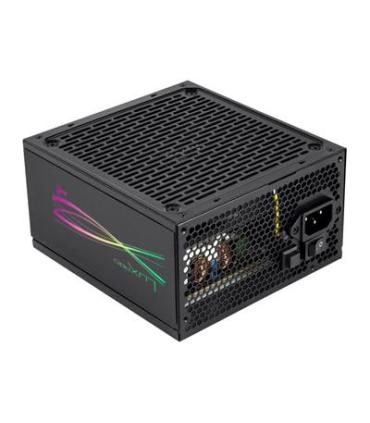 Fuente De Alimentacion Atx Modular Aerocool Lux Pro 750w Certificado 80+ Bronze Apfc Vent. 14cm Rgb