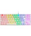 Teclado Mecanico Compackto Tkl Mars Gaming Mk80 Italiano White Iluminacion 12efectos Switch Marron  Rgb Pr De 1000hz Anti-gho