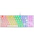 Teclado Mecanico Compackto Tkl Mars Gaming Mk80 Italiano White Iluminacion 12efectos Switch Rojo Rgb Pr De 1000hz Anti-ghosti