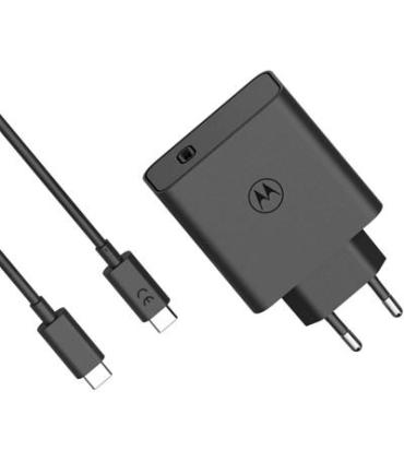 CARGADOR DE PARED MOTOROLA 125W GANFAST 1XUSB-C + CABLE