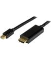 StarTech.com Cable Conversor Mini DisplayPort a HDMI de 1m - Color Negro - Ultra HD 4K