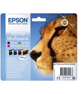 Epson Multipack T0715 4 colores (etiqueta RF)