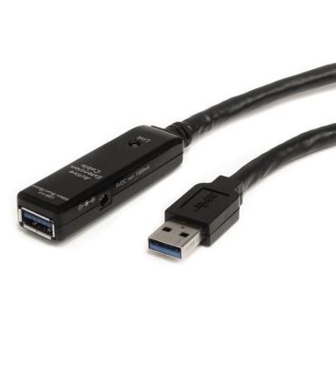 StarTech.com Cable Extensor Alargador USB 3.0 SuperSpeed Activo de 10m - USB A Macho a Hembra - Negro