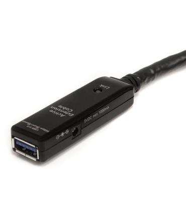 StarTech.com Cable Extensor Alargador USB 3.0 SuperSpeed Activo de 10m - USB A Macho a Hembra - Negro