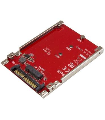 StarTech.com Tarjeta Adaptador PCI Express M.2 a U.2 SFF8639 para SSD NVMe M.2 - Conversor para SSD M.2 - Tarjeta Anfitrión