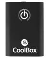 CoolBox COO-BTALINK transmisor de audio inalámbrico 3,5 mm 15 m Negro