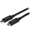 StarTech.com Cable de 1m USB-C a USB Type C de Carga - Cable USB Tipo C USBC USB 3.0 de 5Gbps