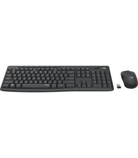 Logitech MK295 Silent Wireless Combo teclado Ratón incluido Oficina RF inalámbrico Portugués Grafito