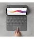 Logitech Folio Touch QWERTY Español Smart Connector Gris