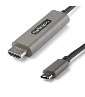 StarTech.com Cable 3m USB C a HDMI 4K de 60Hz con HDR10 - Adaptador de Vídeo USB Tipo C a HDMI 2.0b Ultra HD 4K - Convertidor