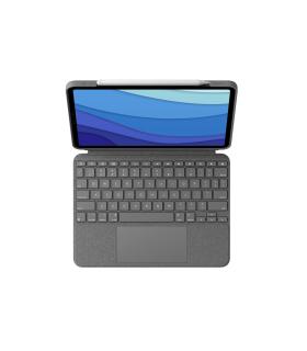 Logitech Combo Touch QWERTY Español Smart Connector Gris