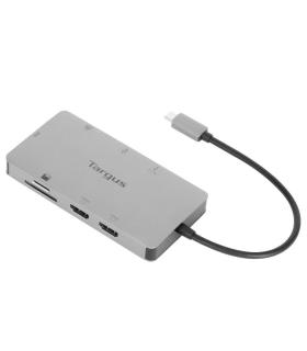 Targus DOCK423EU base para portátil y replicador de puertos Alámbrico USB 3.2 Gen 1 (3.1 Gen 1) Type-C Plata