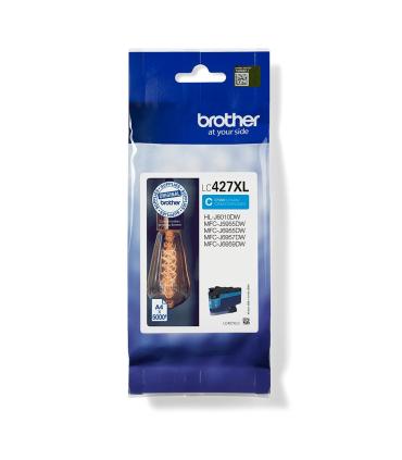 Brother LC-427XLC cartucho de tinta 1 pieza(s) Original Alto rendimiento (XL) Cian