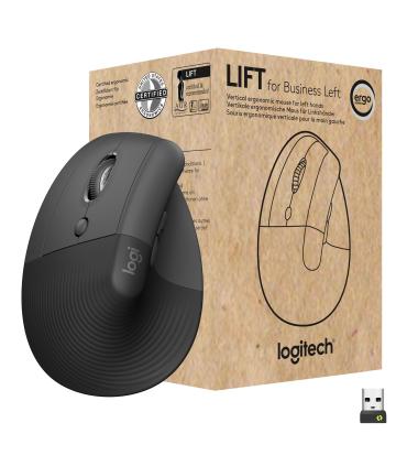 Logitech Lift for Business ratón Oficina Izquierda RF Wireless + Bluetooth Óptico 4000 DPI