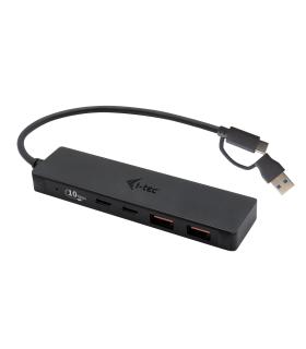 i-tec Metal USB-A USB-C HUB 2x USB 3.0 + 2x USB-C (10 Gbps)