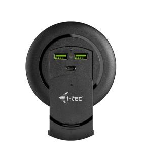 i-tec Built-in Desktop Fast Charger, USB-C PD 3.0 + 3x USB 3.0 QC3.0, 96 W