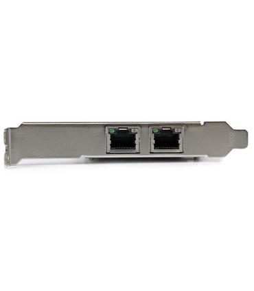 StarTech.com Tarjeta Adaptador de Red PCI Express PCI-E Gigabit Ethernet con 2 Puertos RJ45 Chipset Intel i350