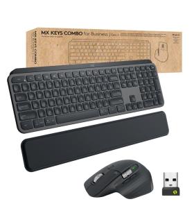 Logitech MX Keys combo for Business Gen 2 teclado Ratón incluido Oficina RF Wireless + Bluetooth QWERTY Español Grafito