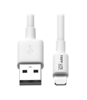 Tripp Lite M100-003-WH Cable de Sincronización y Carga USB-A a Lightning, Certificado MFi - Blanco, M M, USB 2.0, 0.91 m [3