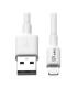 Tripp Lite M100-006-WH Cable de Sincronización y Carga USB A a Lightning, Certificado MFi - Blanco, M M, USB 2.0, 1.83 m [6