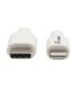 Tripp Lite M102-003-WH Cable de Sincronización y Carga USB C a Lightning, Certificado MFi - USB 2.0, M M, Blanco, 0.91 m [3