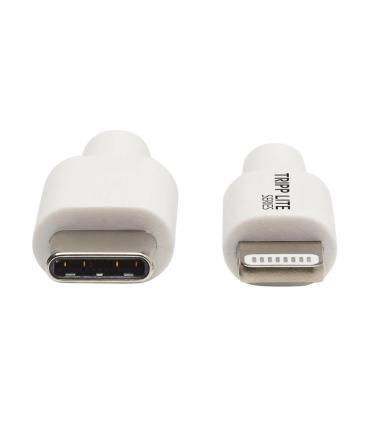 Tripp Lite M102-003-WH Cable de Sincronización y Carga USB C a Lightning, Certificado MFi - USB 2.0, M M, Blanco, 0.91 m [3