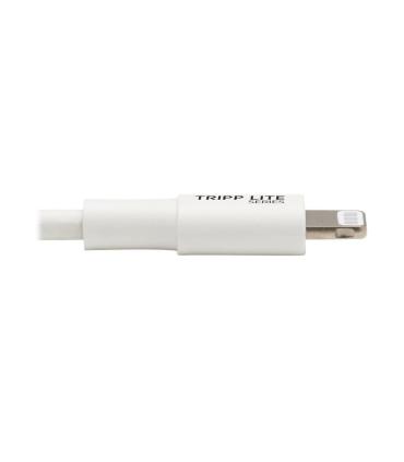 Tripp Lite M102-003-WH Cable de Sincronización y Carga USB C a Lightning, Certificado MFi - USB 2.0, M M, Blanco, 0.91 m [3