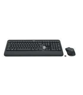 Logitech Advanced MK540 teclado Ratón incluido Universal USB AZERTY Francés Negro, Blanco