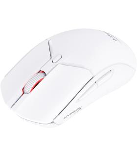 HyperX Pulsefire Haste 2  ratón gaming inalámbrico (blanco)