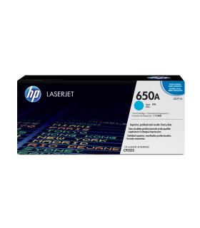 HP Cartucho de tóner original LaserJet 650A cian