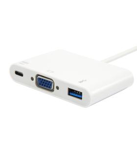 Equip 133462 base para portátil y replicador de puertos USB 3.2 Gen 1 (3.1 Gen 1) Type-C Blanco