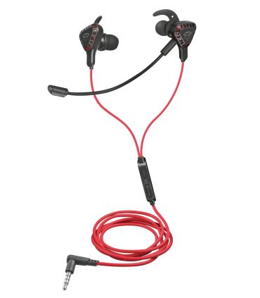 Trust TRU GXT 408 Auriculares Alámbrico Dentro de oído Juego Negro, Rojo