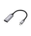 Equip 133491 adaptador de cable de vídeo 0,15 m USB Tipo C HDMI Negro, Gris