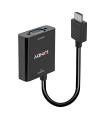 Lindy 38291 adaptador de cable de vídeo 0,1 m HDMI tipo A (Estándar) VGA (D-Sub) Negro