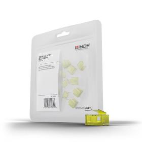 Lindy 40483 bloqueador de puerto RJ-45 Amarillo Acrilonitrilo butadieno estireno (ABS)