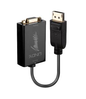 Lindy 41006 adaptador de cable de vídeo 0,15 m VGA (D-Sub) DisplayPort Negro