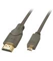 Lindy 41353 cable HDMI 2 m HDMI tipo A (Estándar) HDMI tipo D (Micro) Negro, Oro