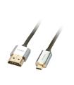 Lindy 41682 cable HDMI 2 m HDMI tipo A (Estándar) HDMI tipo D (Micro) Negro