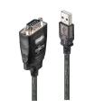 Lindy 42686 cable de serie Negro 1,1 m USB tipo A DB-9