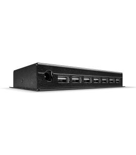 Lindy 42794 hub de interfaz USB 2.0 Type-B 480 Mbit s Negro