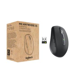 Logitech MX Anywhere 3S for Business ratón Oficina mano derecha RF Wireless + Bluetooth Laser 8000 DPI