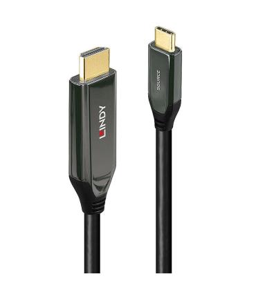 Lindy 43369 adaptador de cable de vídeo 3 m USB Tipo C HDMI tipo A (Estándar) Negro