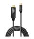 Lindy 43369 adaptador de cable de vídeo 3 m USB Tipo C HDMI tipo A (Estándar) Negro