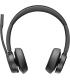 POLY Auriculares VOYAGER 4320-M certificados para Microsoft Teams con base de carga