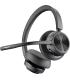 POLY Auriculares VOYAGER 4320-M certificados para Microsoft Teams con base de carga